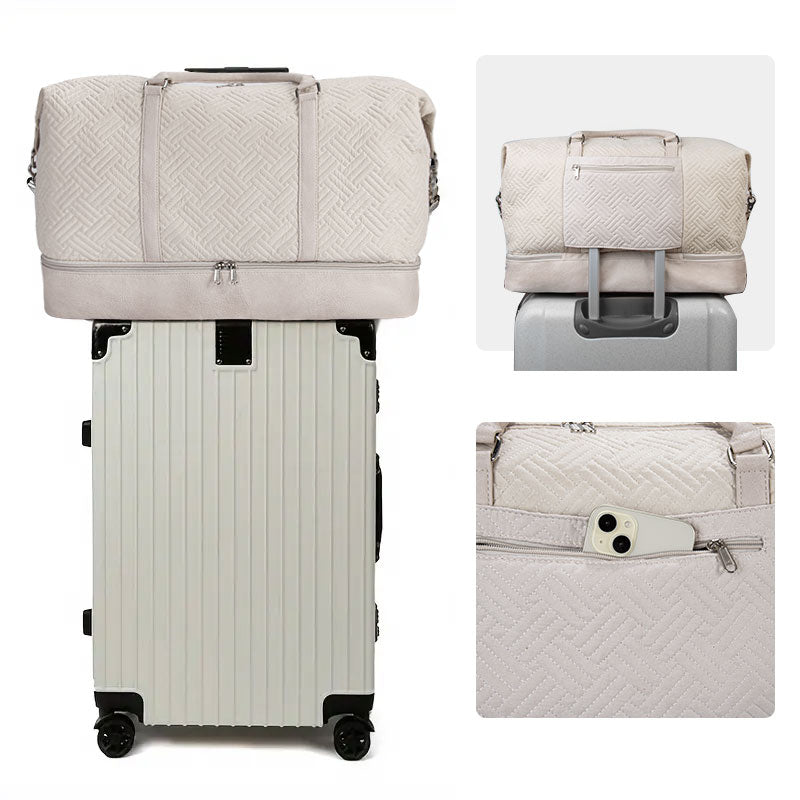 Nylon Three -Piece Luggage Bag 2 Color New Style - Icolrae