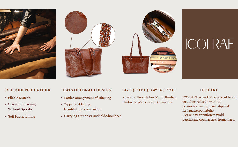Icolrae Handbag Charms Firenze Totebag - Icolrae