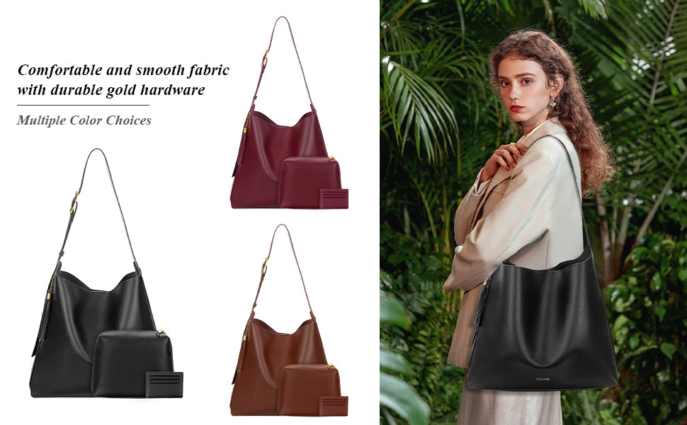Icolrae Woven Leather Hobo Leather Handbags 2025 - Icolrae