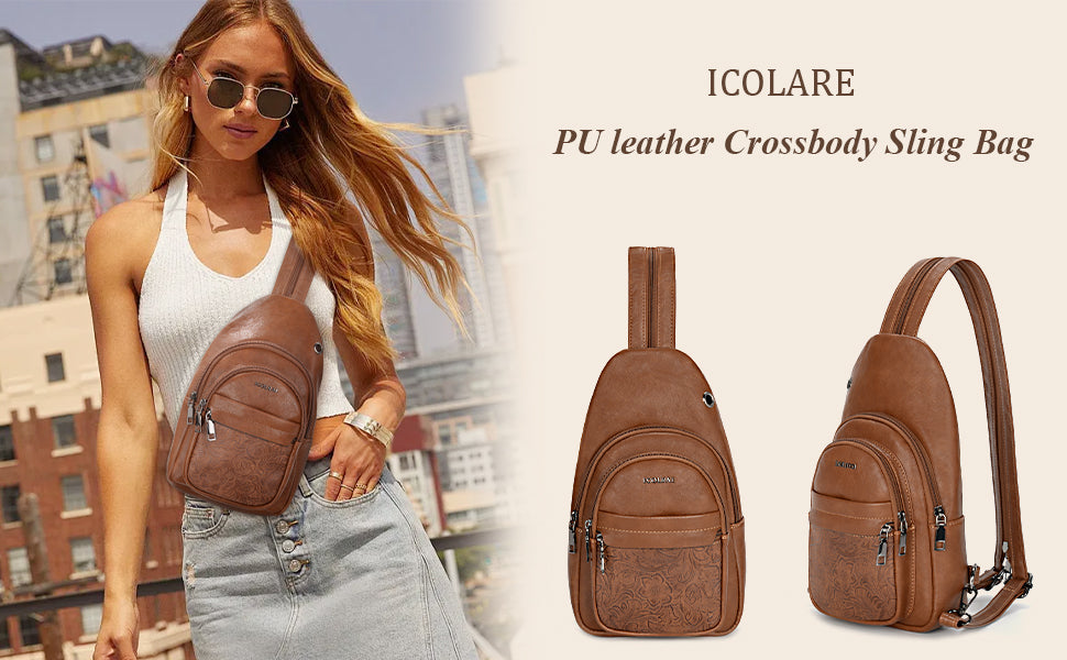 Icolrae Crossbody Bags with Wide Straps - Icolrae