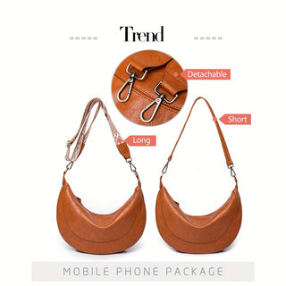 PU Brown Cross Body & Shoulder Bag 2024 - Icolrae