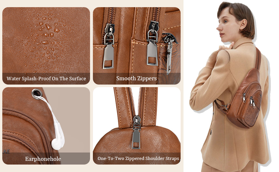 Icolrae Crossbody Bags with Wide Straps - Icolrae