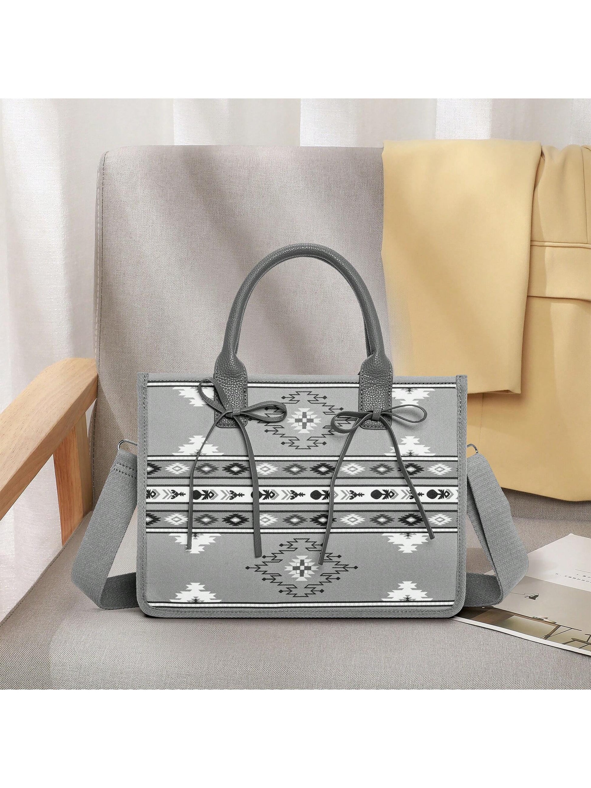 PU Bohemian Tote Bag 3-Color 02 - Icolrae