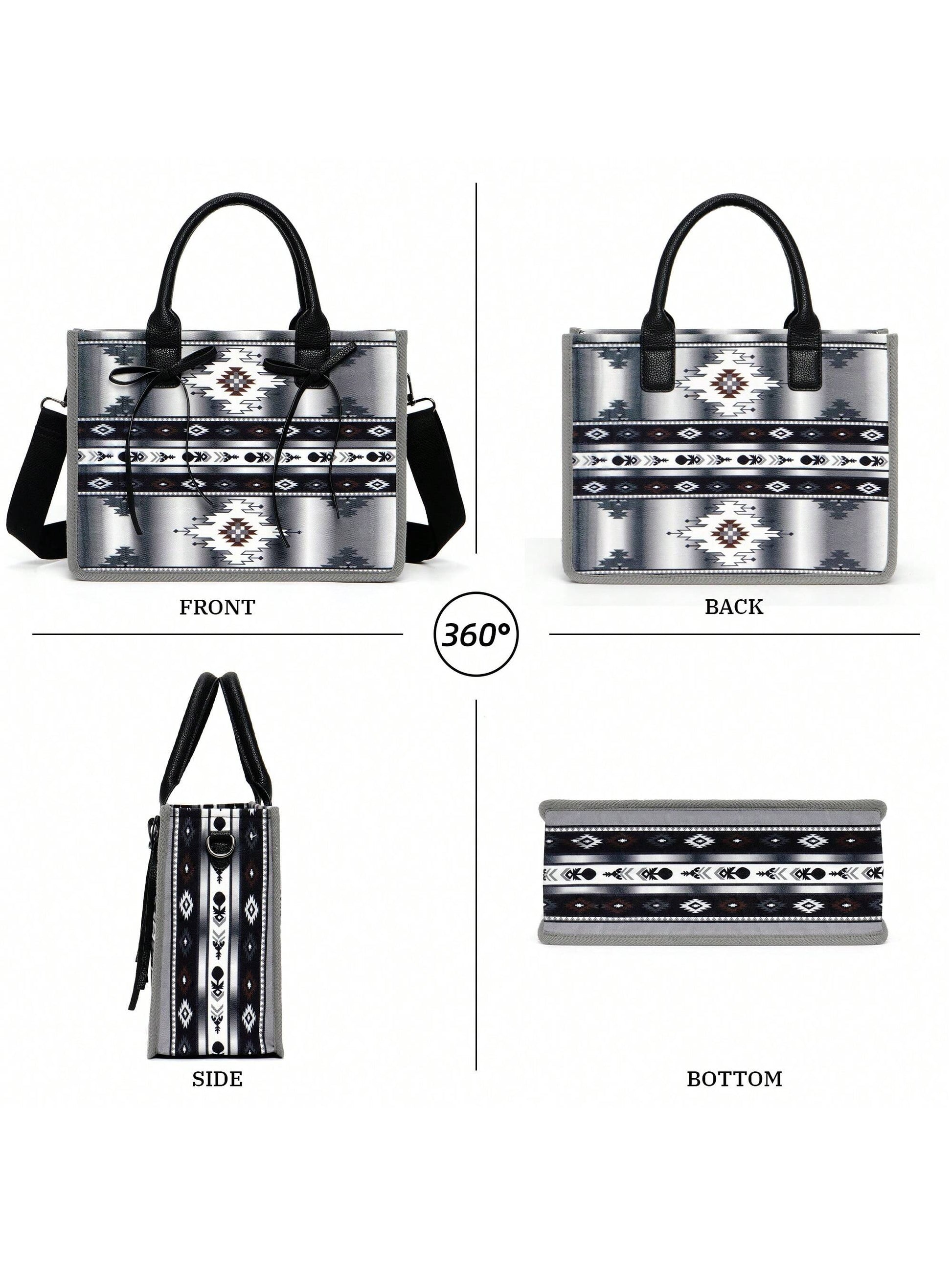 PU Bohemian Tote Bag 3-Color 02 - Icolrae