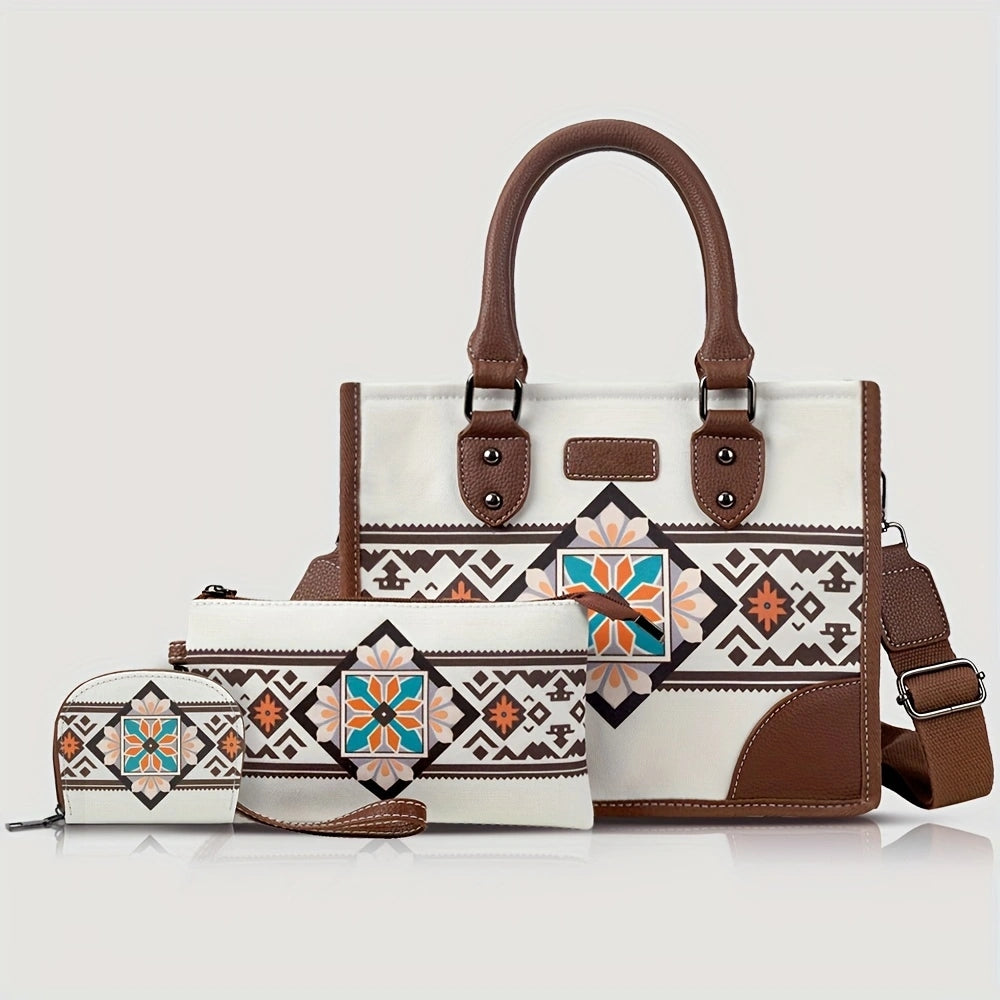 PU bohemian three piece set bag 2024 - Icolrae