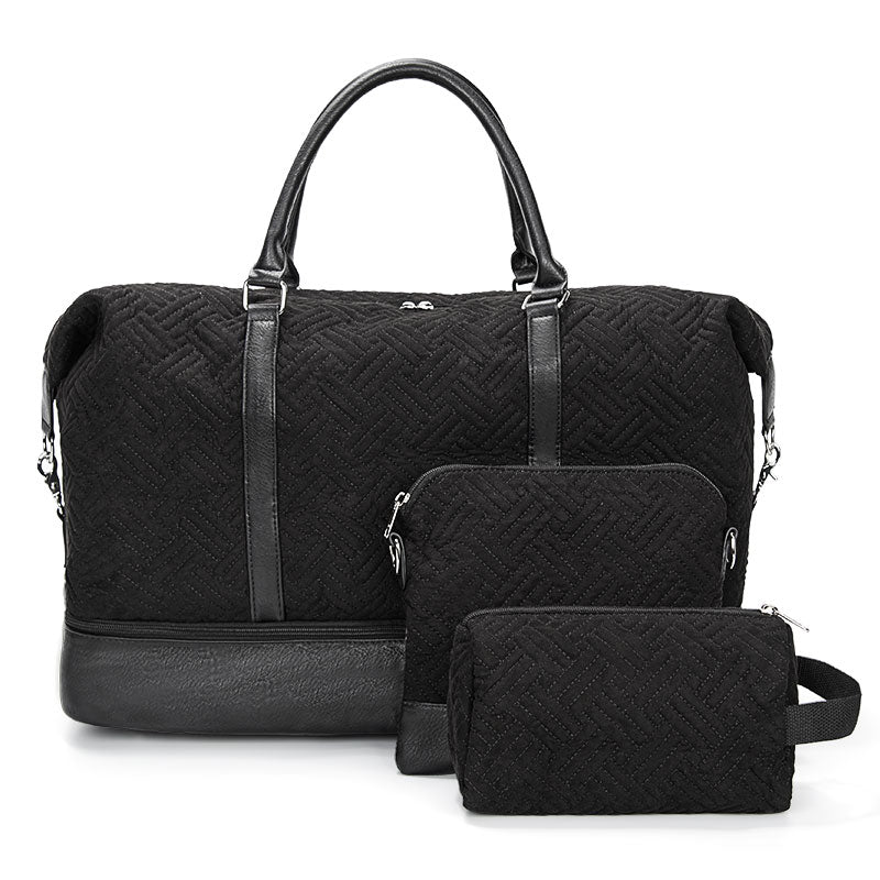 Nylon Three -Piece Luggage Bag 2 Color New Style - Icolrae