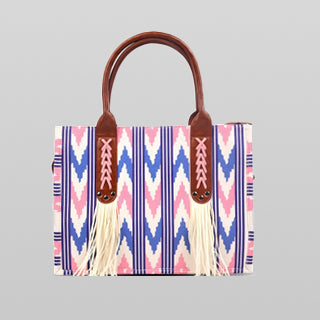 Polyester Purple Bohemian Tote Bag 2024 - Icolrae