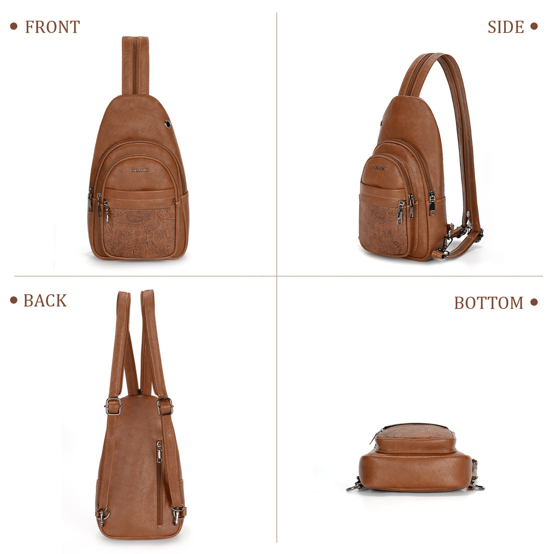 Icolrae Crossbody Bags with Wide Straps - Icolrae