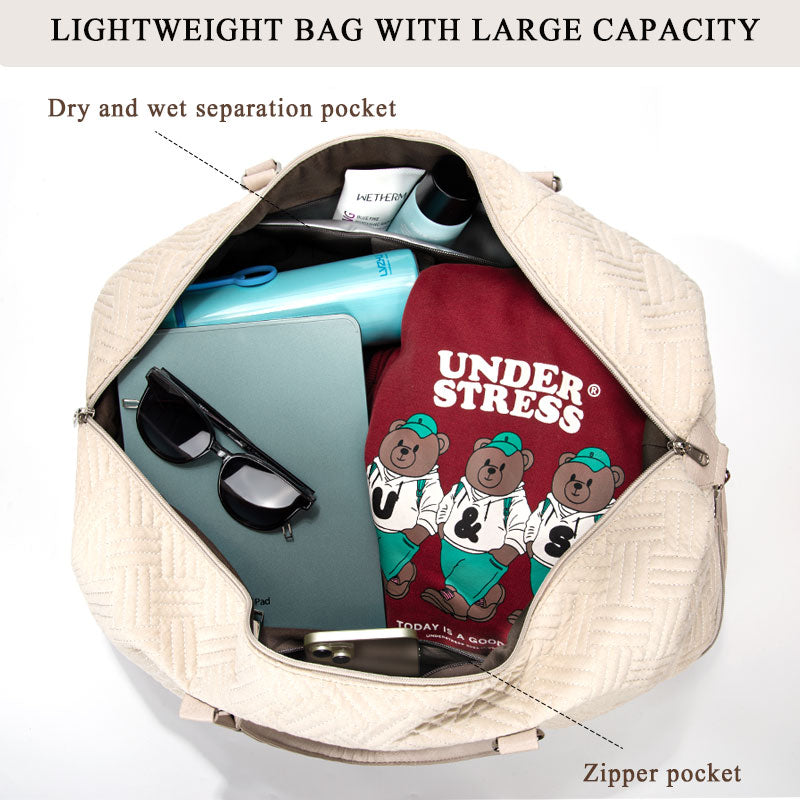 Nylon Three -Piece Luggage Bag 2 Color New Style - Icolrae