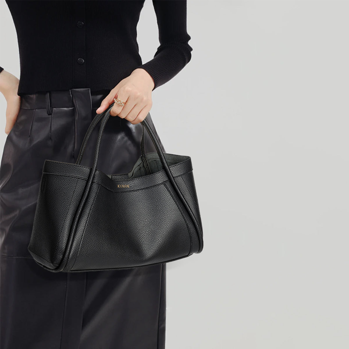 PU 2024 New Style 2-colors shoulder and handbag - Icolrae