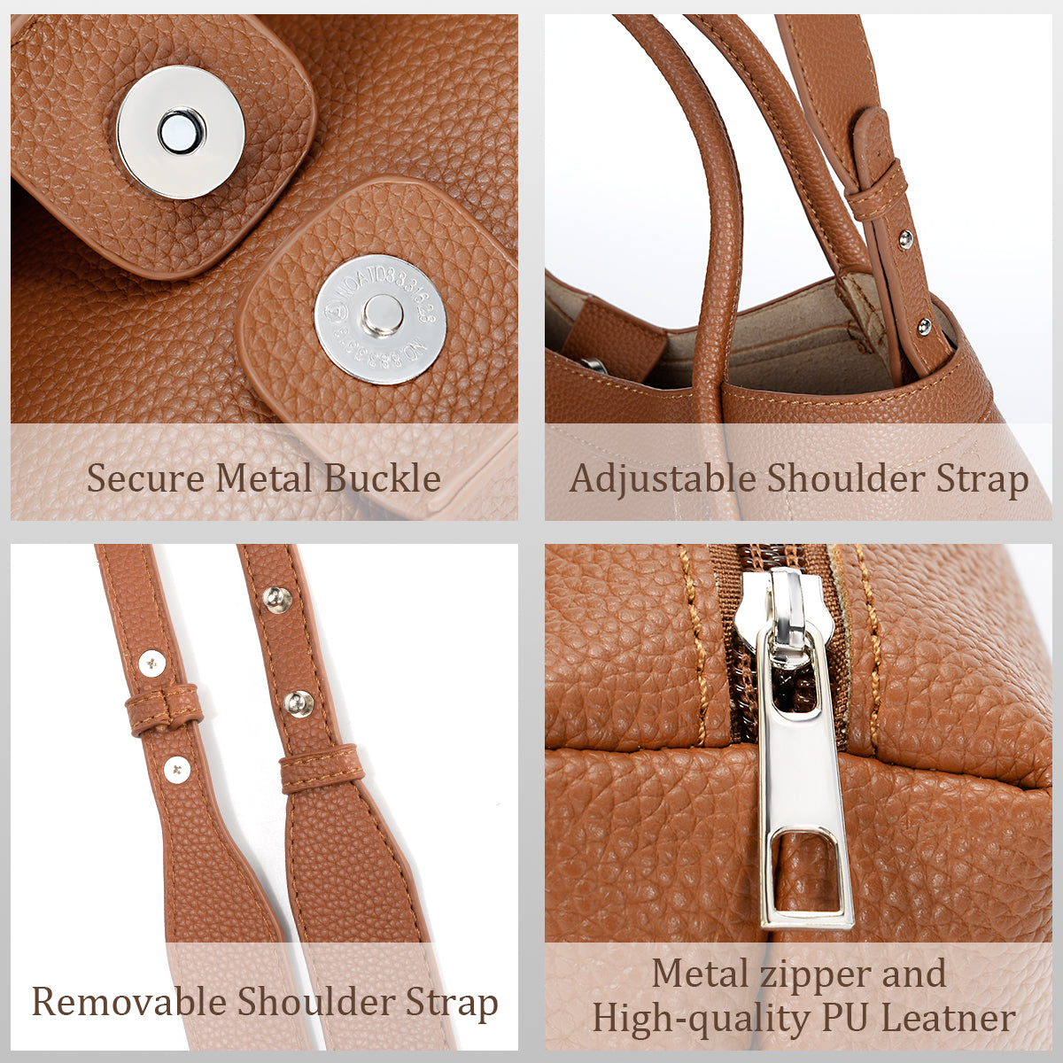 PU 2024 New Style 2-colors shoulder and handbag - Icolrae
