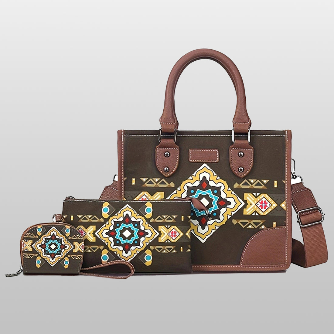PU bohemian three piece set bag 2024 - Icolrae