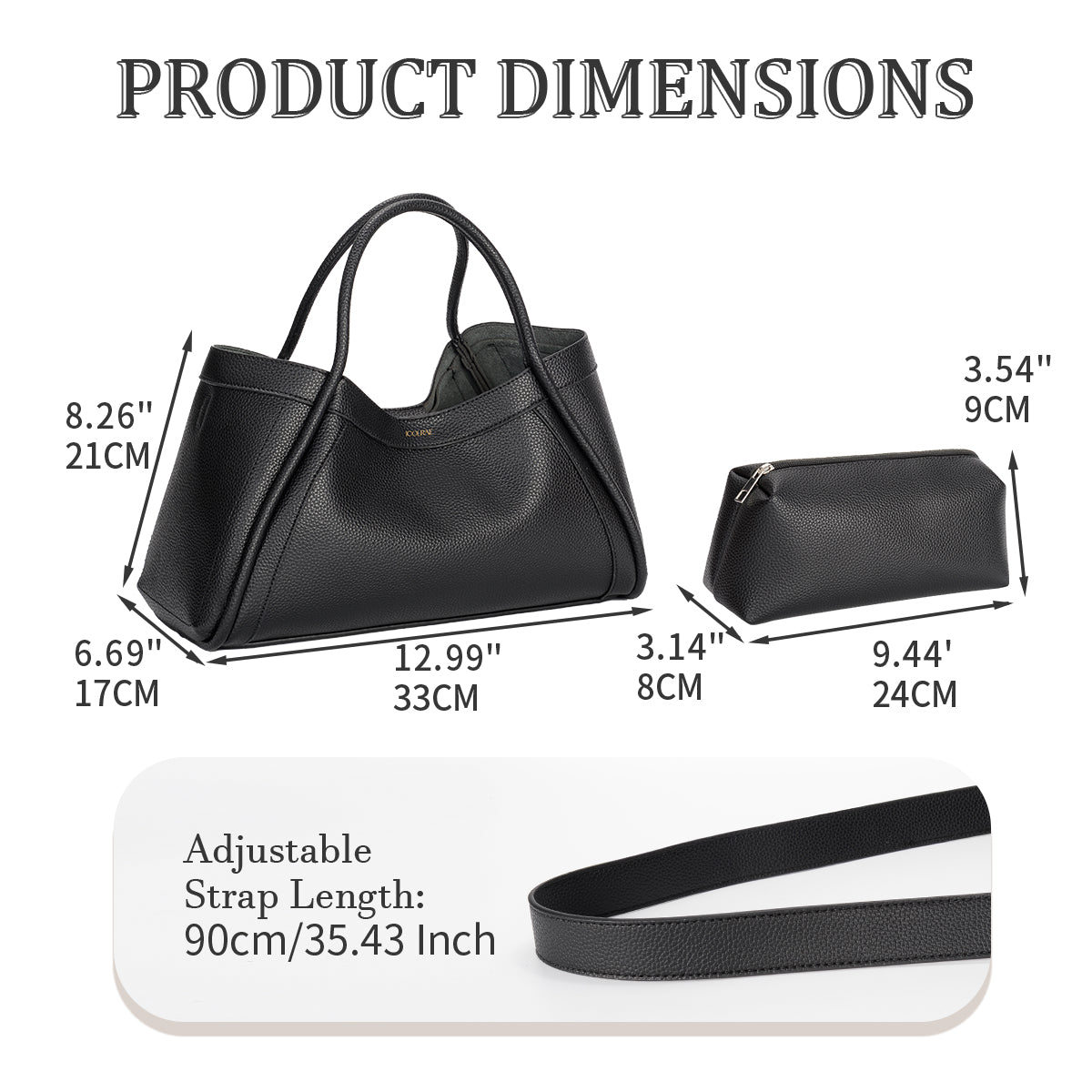 PU 2024 New Style 2-colors shoulder and handbag - Icolrae