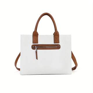 PU Two-Piece Novelty Tote Bag - 2 Colors - Icolrae