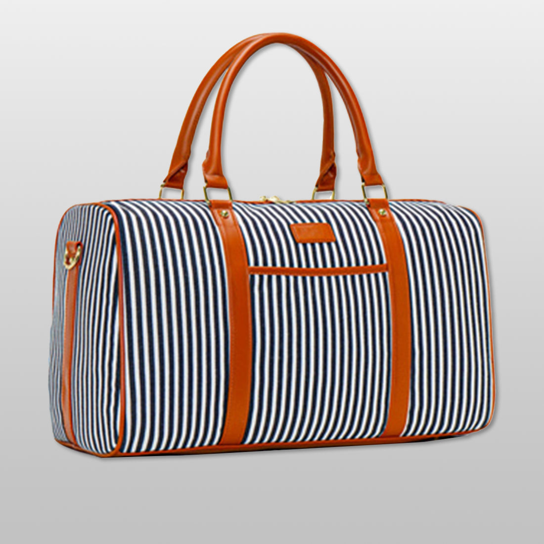 Canvas Stripe Luggage Bag 2024 - Icolrae