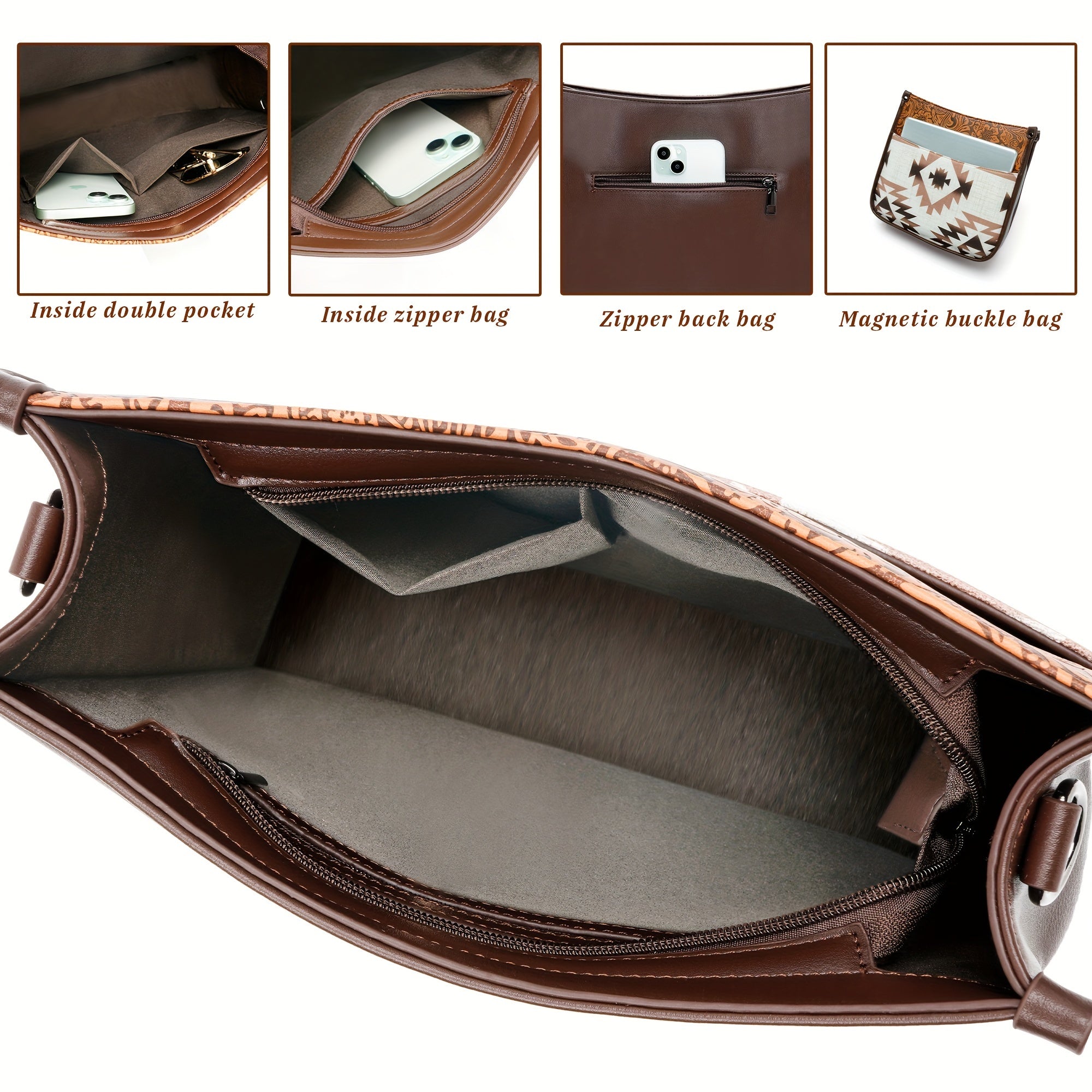 PU Bohemian Crossbody Bag New Style - Icolrae