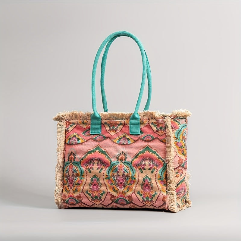 Canvas Bohemian Three-Types Tote Bag - Icolrae
