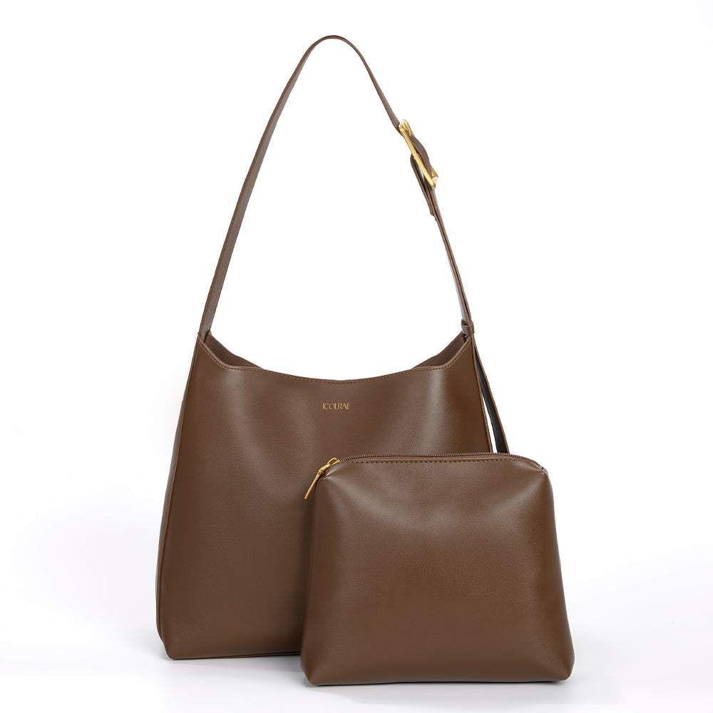 PU Soft Leather Bucket Bag 4 Colors - Icolrae