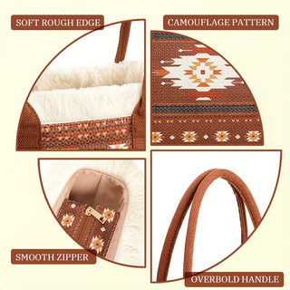 Canvas Bohemian Tote Bag 2 Colors 2024 - Icolrae