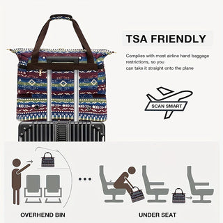 Canvas Bohemian 2-Piece Luggage Bag 2024 - Icolrae