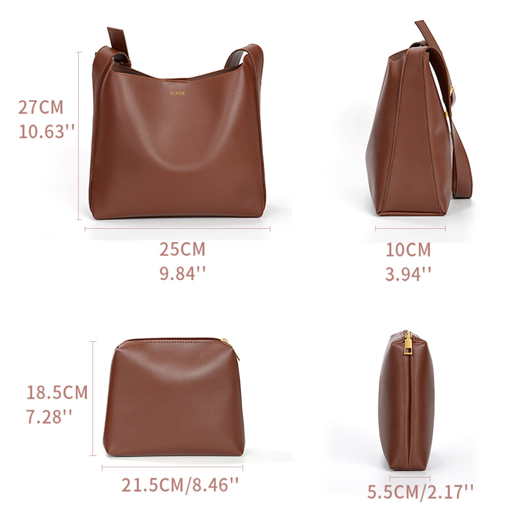 PU Soft Leather Bucket Bag 4 Colors - Icolrae