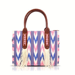 Polyester Purple Bohemian Tote Bag 2024 - Icolrae