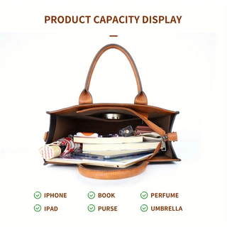 PU Two-Piece Novelty Tote Bag - 2 Colors - Icolrae