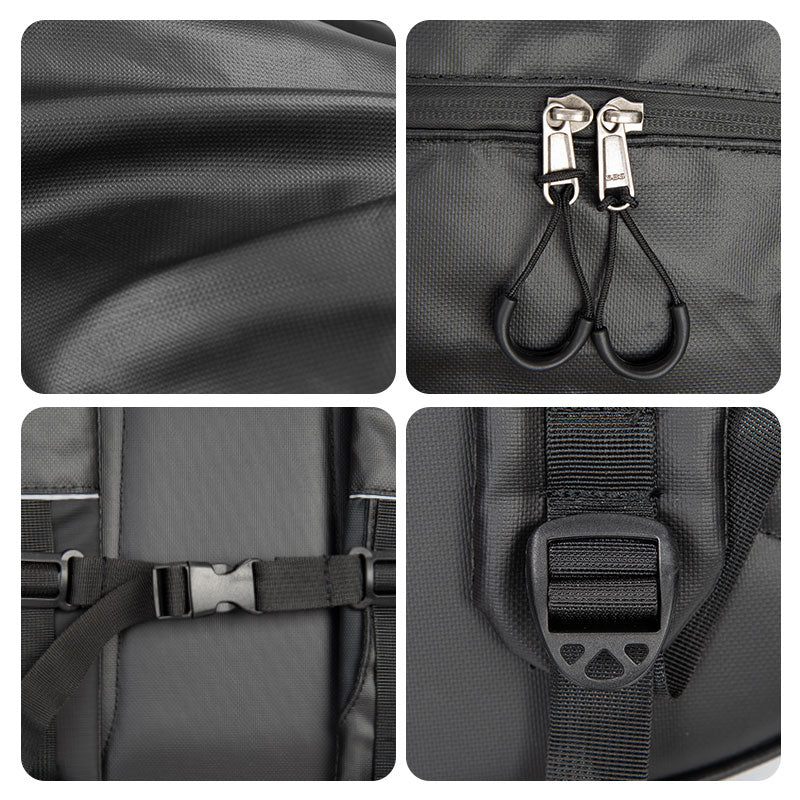 Polyester Black Helmet Bag - Classic Style - Icolrae