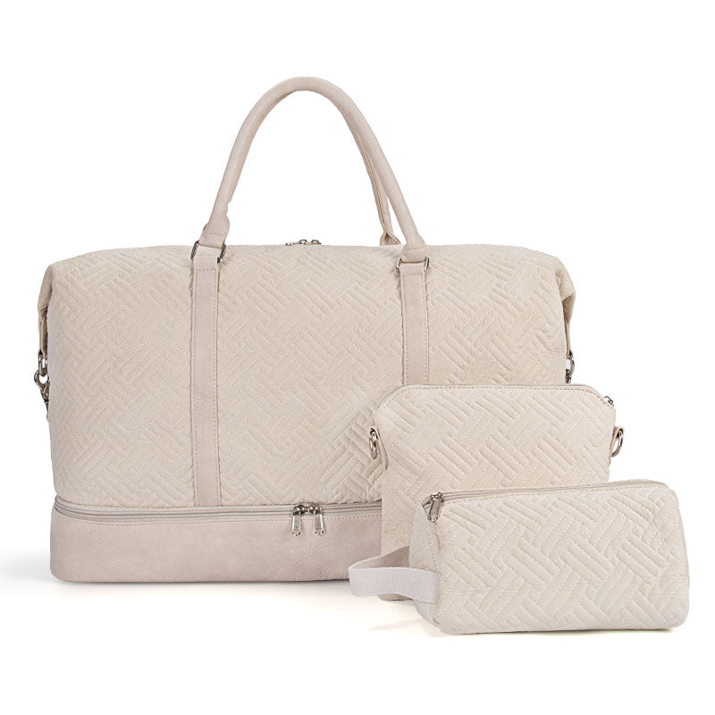 Nylon Three -Piece Luggage Bag 2 Color New Style - Icolrae